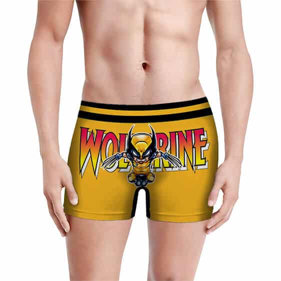 Marvel Wolverine Comic Logo Art Amazing Men's Boxer Briefs