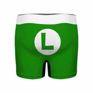 Nintendo Luigi Costume Logo Green Men's Boxer Briefs