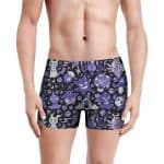 Rare Ghost Type Pokemon Pattern Purple Men's Underwear