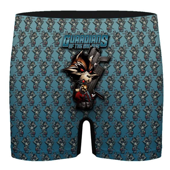 Rocket Racoon Guardians of the Galaxy Pattern Men's Boxers
