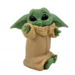 Star Wars Mandalorian Grogu Baby Yoda Mini Statue Toy Set