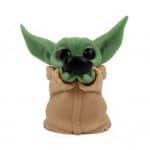 Star Wars Mandalorian Grogu Baby Yoda Mini Statue Toy Set