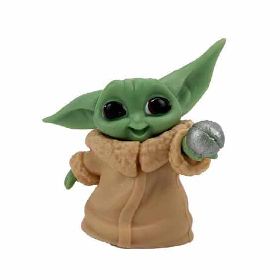 Star Wars Mandalorian Grogu Baby Yoda Mini Statue Toy Set