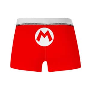 Super Mario Iconic Costume Logo Red Men’s Boxer Shorts