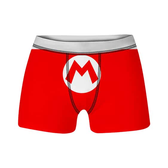 Super Mario Iconic Costume Logo Red Men's Boxer Shorts