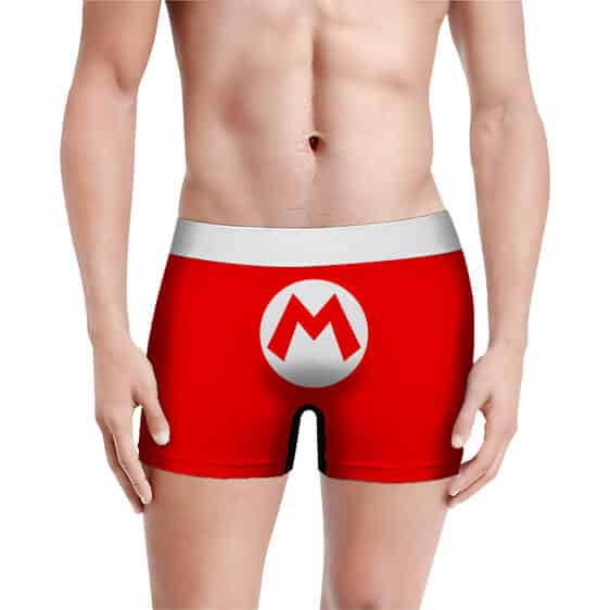 Super Mario Iconic Costume Logo Red Men's Boxer Shorts