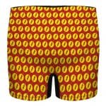 The Flash Symbol Pattern Awesome Men's Boxer Briefs