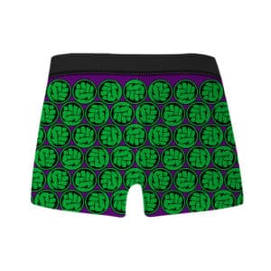 The Incredible Hulk Logo Pattern Green Men's Underwear