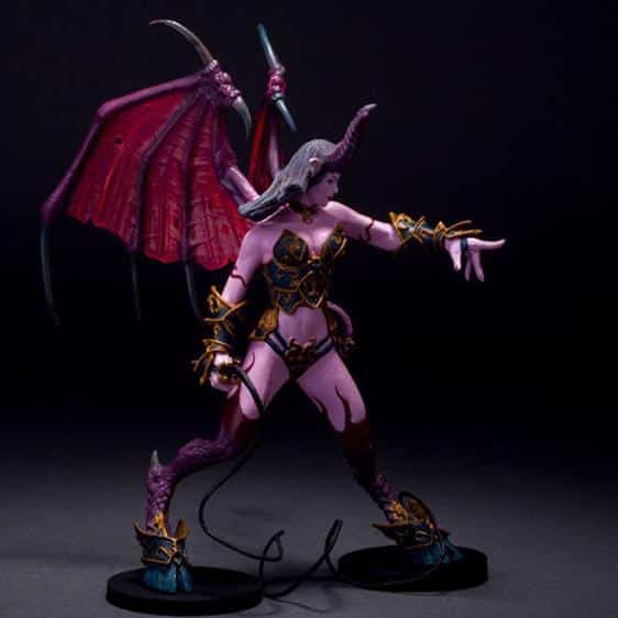 WOW Succubus Demon Amberlash Collectible Model Toy