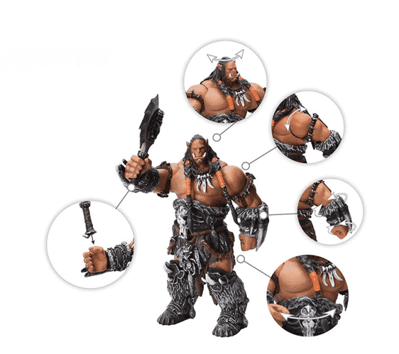 World of Warcraft Durotan Son of Garad Movable Joint Figure