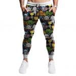 Adorable Chibi Marvel Superheroes Pattern Jogger Pants