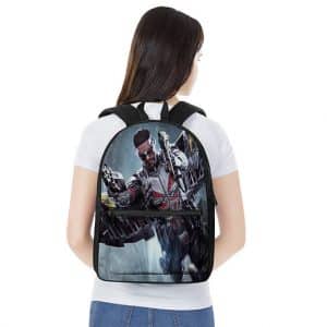 Avengers Infinity War Falcon Battle Pose Design Backpack