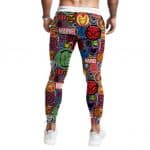 Awesome Marvel Heroes Logo Icon Design Tracksuit Bottom