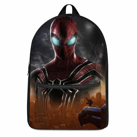 Marvel Comics Tony Stark Iron Man Chibi Art Knapsack Bag - Superheroes ...