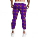 Captain Marvel Cartoon and Logo Pattern Sweatpants