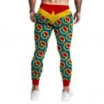 Captain Marvel Logo Design Cosplay Tracksuit Bottom