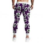 Chibi Joker Character Card Purple Tracksuit Bottom