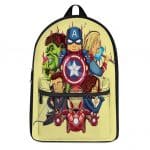 Marvel Avengers Squad Members Chibi Style Cute Backpack
