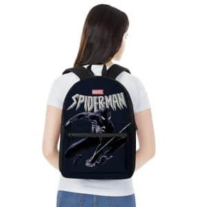 Marvel Black Spiderman Venom Symbiote Suit Dope Knapsack