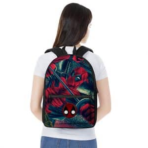 Marvel Comics Epic Deadpool Sword Play Backpack Bag