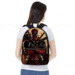 Marvel Deadpool Wade Wilson Explosion Art Dope Backpack