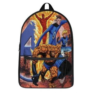 Marvel Fantastic 4 Classic Comic Style Design Knapsack Bag