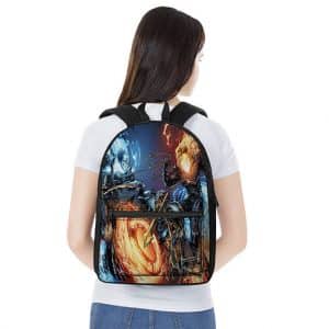 Marvel Ghost Rider vs Angel Rider Badass Artwork Backpack