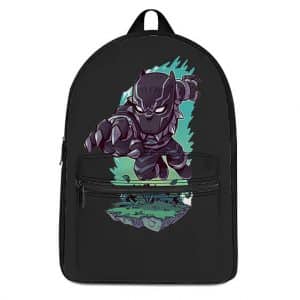 Marvel Hero Black Panther Cartoon Art Cool Knapsack Bag