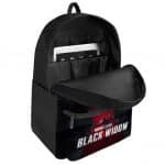 Marvel Studios Agent Romanoff Black Widow Red Logo Knapsack
