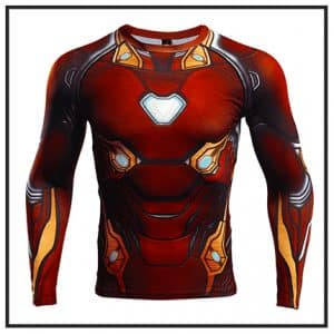Marvel Superhero Long Sleeve Compression Shirts