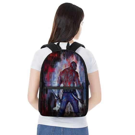 Marvel Universe Drax The Destroyer Badass Pose Backpack lifestyle