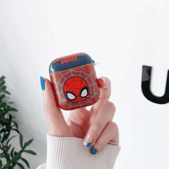 Marvel's Spider-Man Caricature Face Art AirPods Case