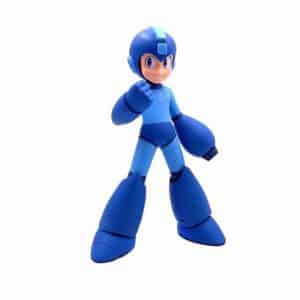 Mega Man Blue Metal Hero Statue Collectible Figure
