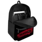 Mercenary Hero Deadpool Head Silhouette Art Badass Backpack