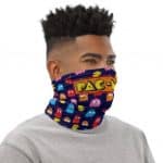 Awesome Pac-Man 8bit Ghosts And Cherry Pattern Neck Gaiter