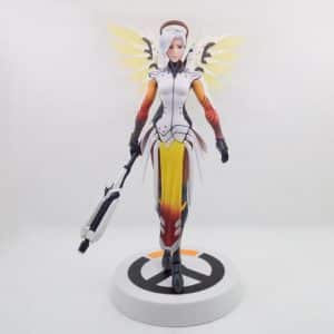 Overwatch Mercy Healing Support Hero Statue Toy Figure