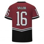 Pokemon GO Team Valor Emblem 16 Baseball Jersey Red Characters T-Shirt