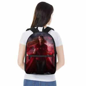 Powerful Wanda Maximoff Scarlet Witch Design Backpack Bag