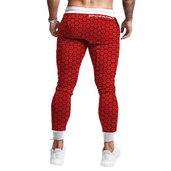 Simple Spider-Man Logo Tessellate Pattern Red Joggers