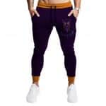 Stunning Black Panther Vibranium Mask Purple Joggers