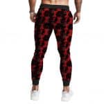 Stunning Black Widow Symbol Design Marvel Sweatpants