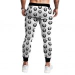 The Punisher Skull Logo Pattern White Marvel Sweatpants