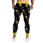 Thor and Loki Symbol Pattern Dope Black Sweatpants