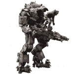 Titanfall Atlas Titan with Pilot Action Model Figure