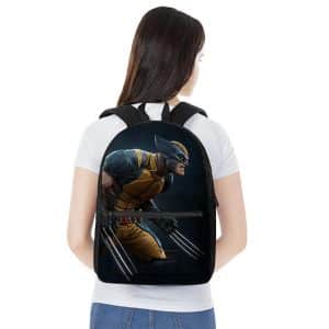 X-Men Mutant Angry Wolverine Battle Stance Badass Backpack
