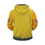 Dope Lena Oxton Tracer Overwatch Hero Zip Up Hoodie