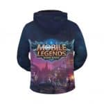 Mobile Legends Lesley Stellaris Ghost City Lights Zip Up Hoodie