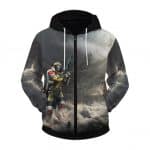Destiny 2 Guardian In Horizon Awesome Zip Up Hoodie Jacket