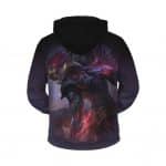 Mobile Legends Akuma Ninja Hanzo Purple Zip Up Hoodie