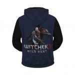 Witcher III Wild Hunt Battle Ready Geralt Dope Zip Up Hoodie